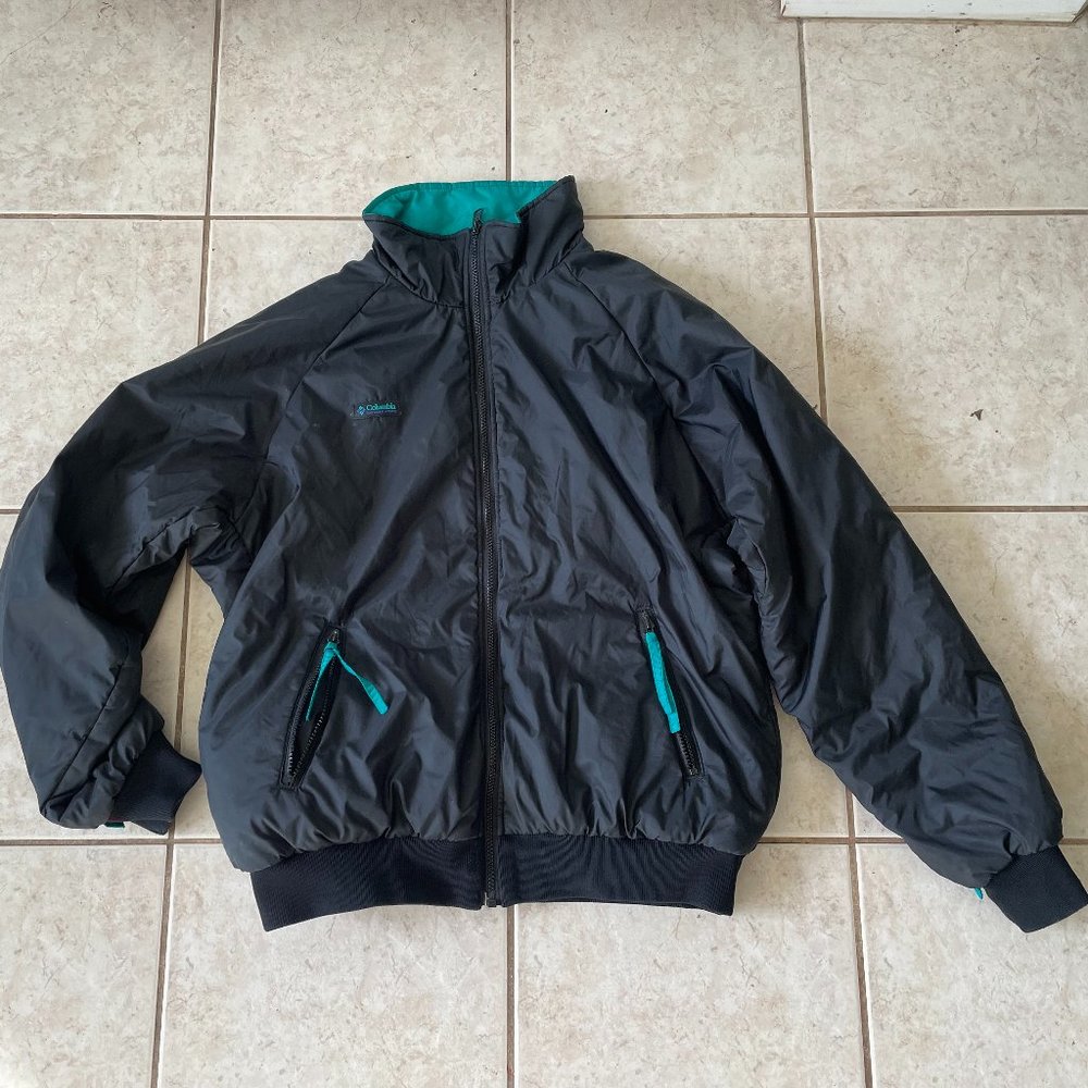 REVERSABLE Columbia bomber windbreaker